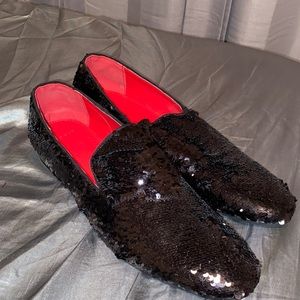 Sequin loafers